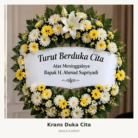 Krans Bunga Duka Summarecon Mall Serpong